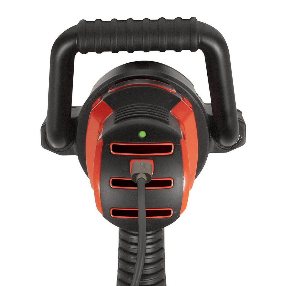 TASCHENLAMPE Grau LED 750 Lumen Akku 3 Modi 450 m Reichweite - Schwarz/Orange, Kunststoff (16.5/9.5/15cm) - Black & Decker