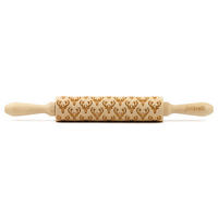 MOTIV-TEIGROLLE Hirschgeweih, medium, 37 cm, Buchenholz - Braun, Holz (4.5cm) - Folkroll