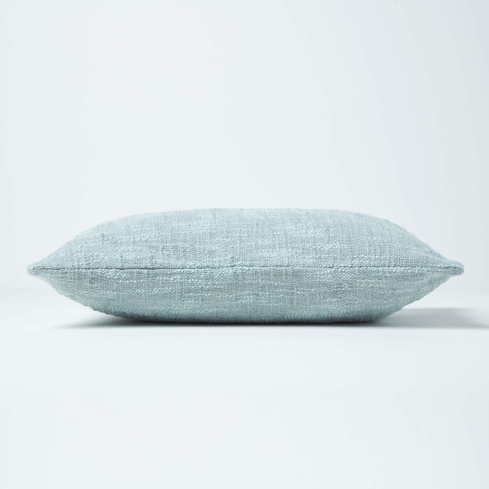 KISSENHÜLLE Nirvana Slub 30/50 cm, 100% Baumwolle - Grau, Textil (30/50cm) - Homescapes