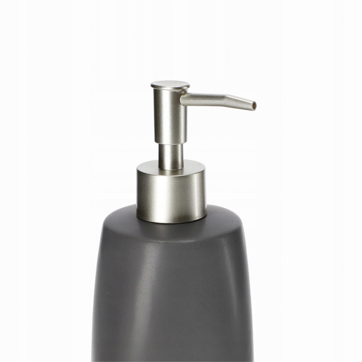 FLÜSSIGSEIFENSPENDER 400 ml 2 Stk. - Grau, Keramik (8/18cm) - KADAX