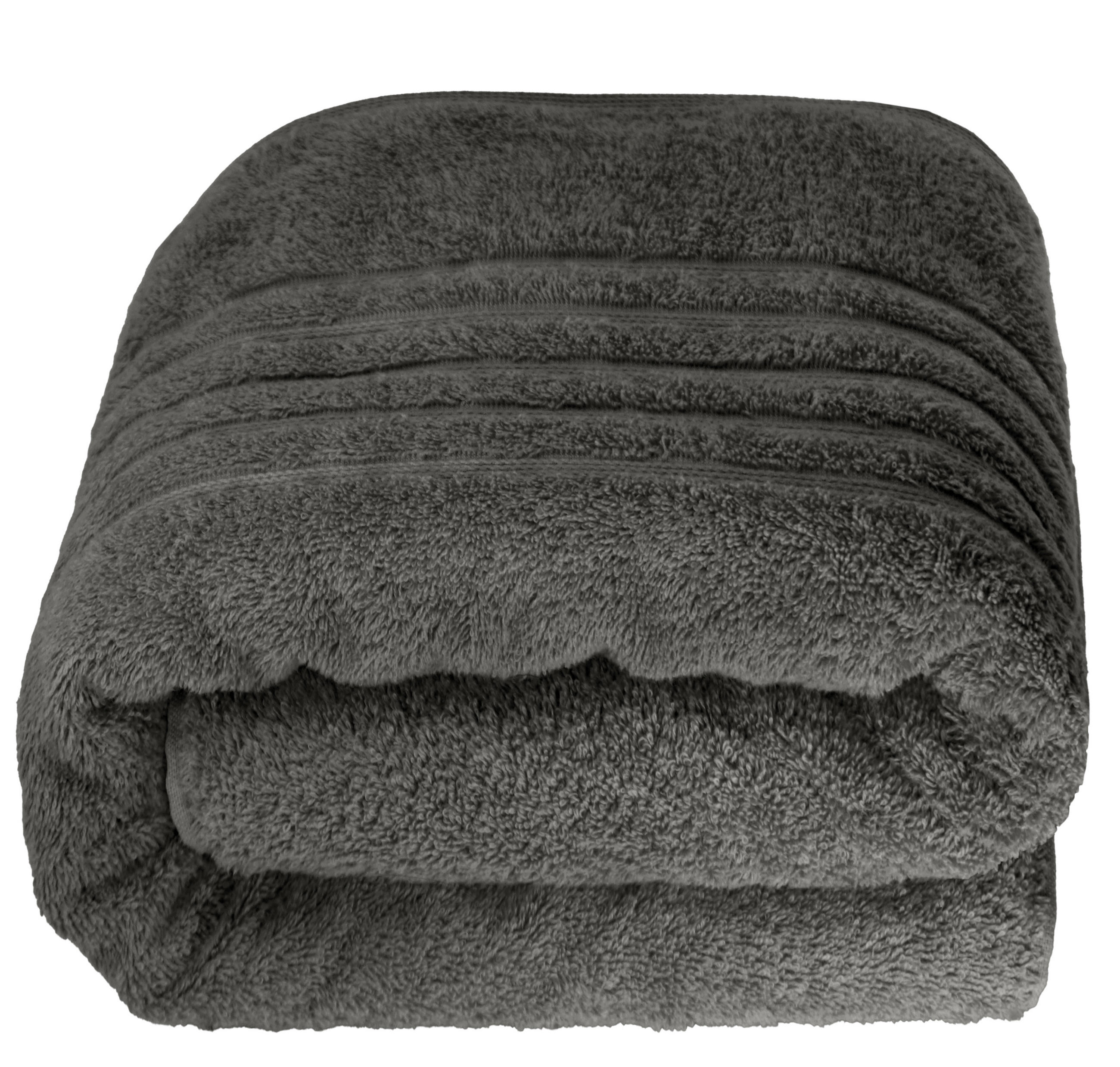 SAUNATUCH London Anthrazit Grau 80x220 cm - Anthrazit, Textil (80/220cm) - Lashuma