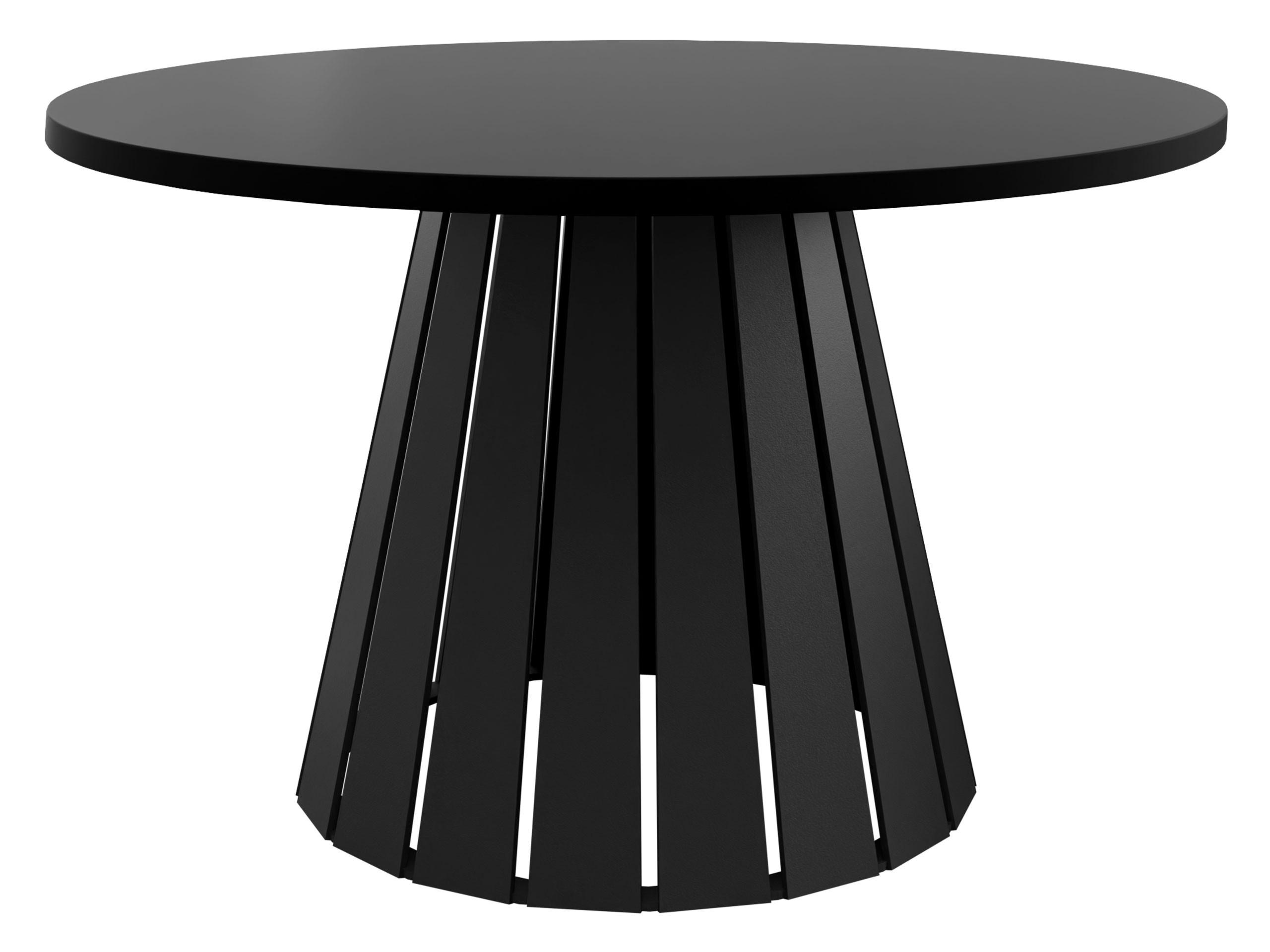 COUCHTISCH Circolo - Schwarz, Holzwerkstoff/Metall (75/75/43cm) - MIRJAN24