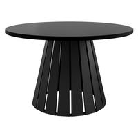 COUCHTISCH Circolo - Schwarz, Holzwerkstoff/Metall (75/75/43cm) - MIRJAN24