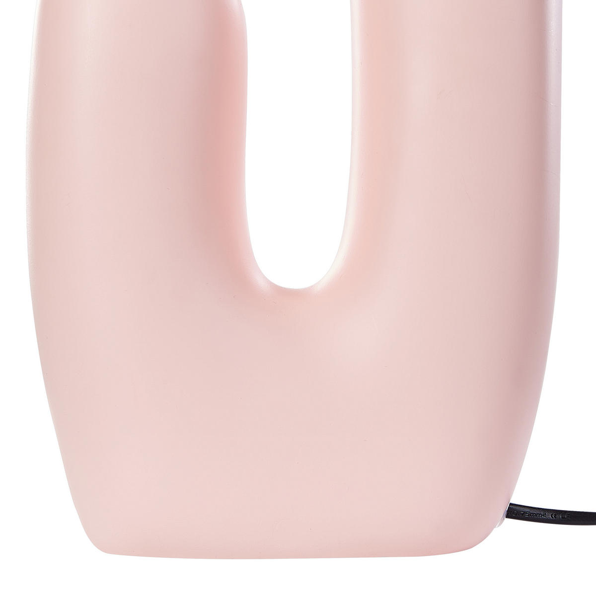 TISCHLAMPE Rosa Tulun - Pink/Weiß, Kunststoff (25/25/40cm) - Beliani