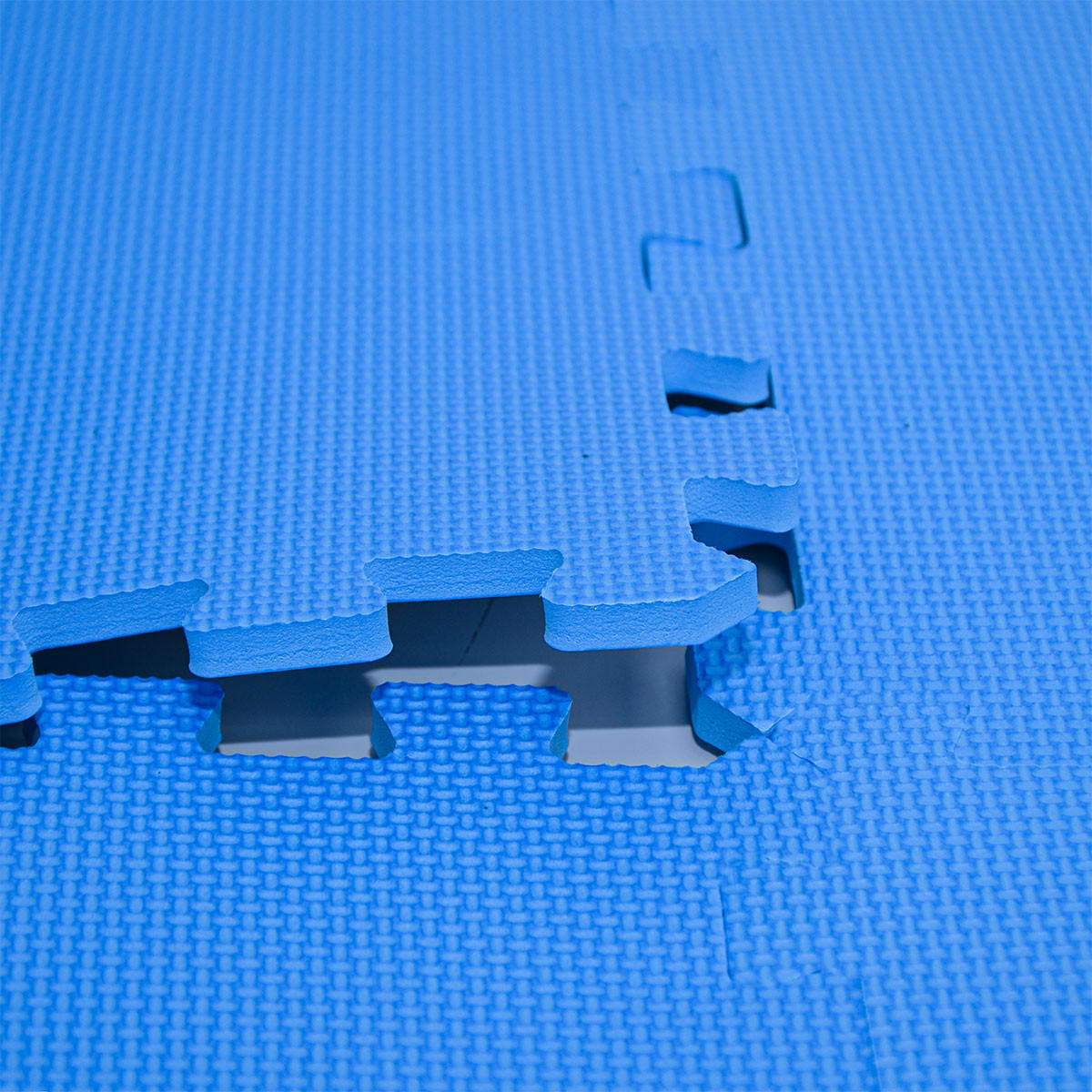 SPIELMATTE ab Null - 180/90/1 cm Puzzlematte Blau - Blau, Kunststoff (30/30cm) - Littletom