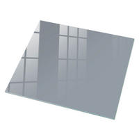 GLASPLATTE 80x60 cm – Millennial-Grau - Braun, Glas (0.4/80/60cm) - ArtPrintCave
