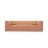 SOFA Ruby aus Samt rosa 3 Sitzplätze - Pink, Textil (93/69/232cm) - Micadoni