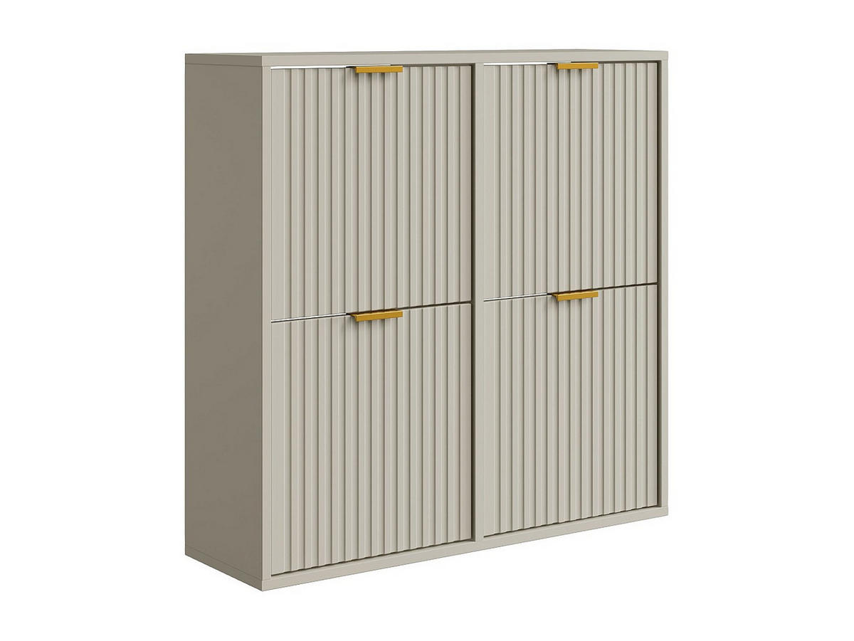 SCHUHSCHRANK - 80 x 25 - holz - beige Fralyn - Beige, Holz (80/80/25cm) - Vente-Unique