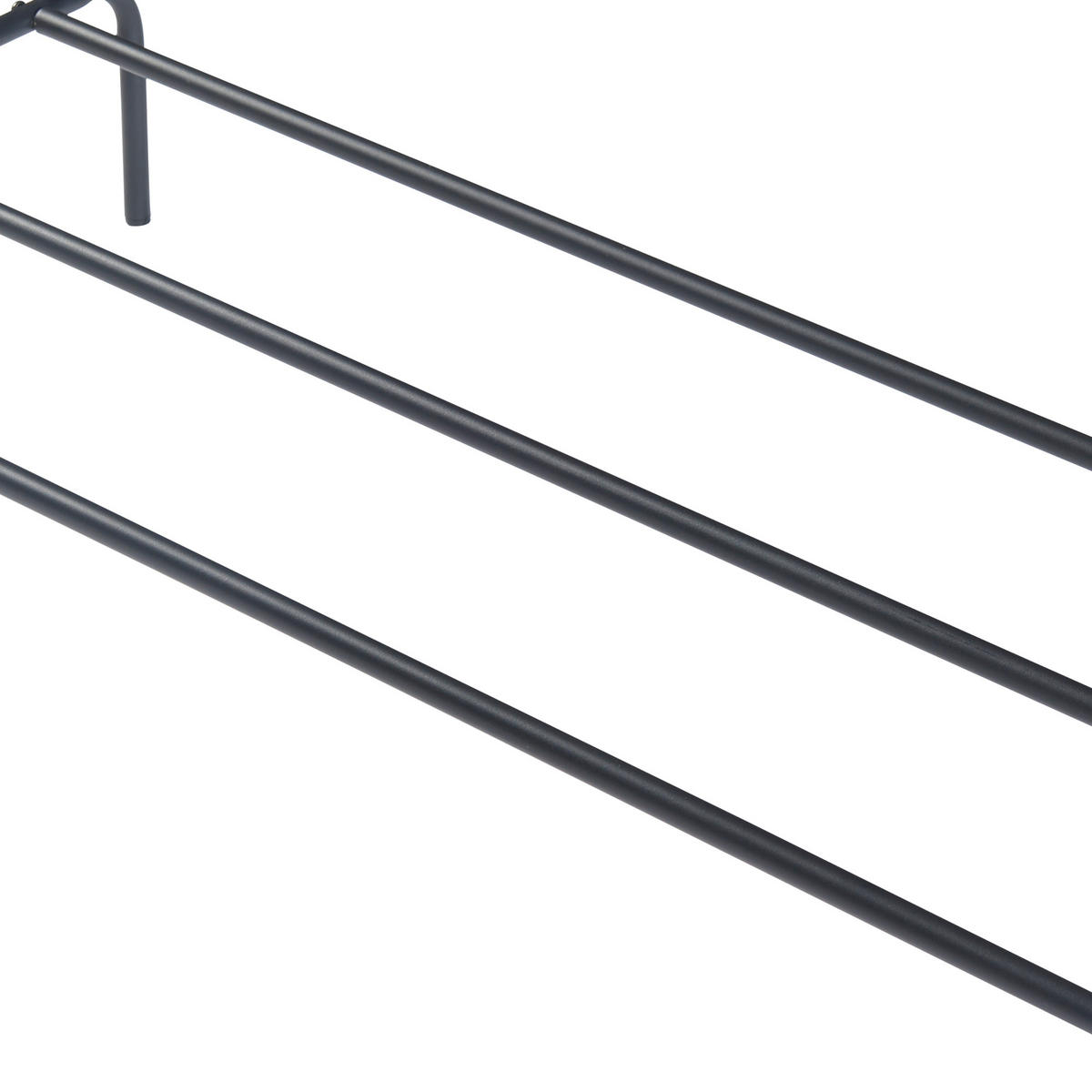 KLEIDERSTÄNDER Bramming - Schwarz, Metall (116/147/54cm) - [en.casa]