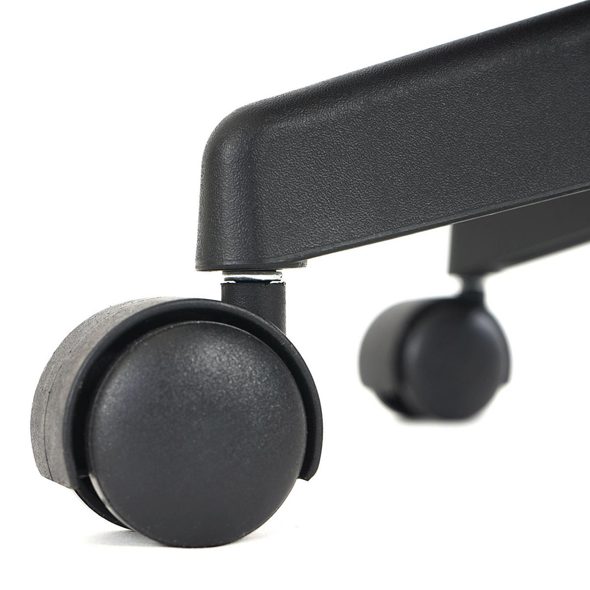 PROFI-BÜROSTUHL STOFF/TEXTIL Schwarz - Schwarz, Textil (72/110/60cm) - MCW