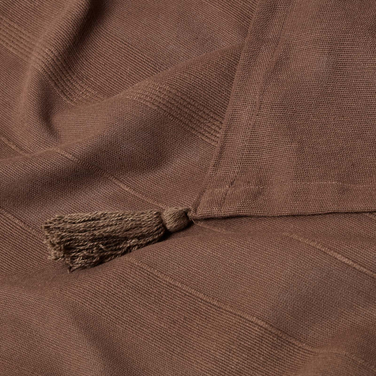 ÜBERWURF Rajput 225/255 cm, 100% Baumwolle - Braun, Textil (225/255cm) - Homescapes