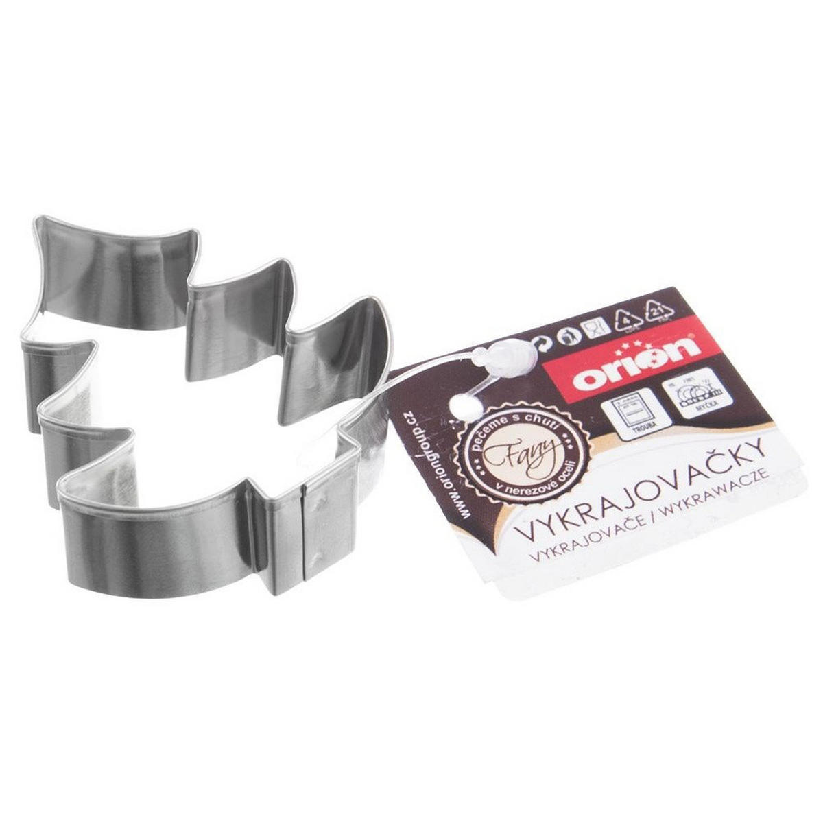 AUSSTECHFORM Tannenbaum 4,6 cm Silber - Silberfarben, Metall (4/1.5/4.6cm) - Orion 
