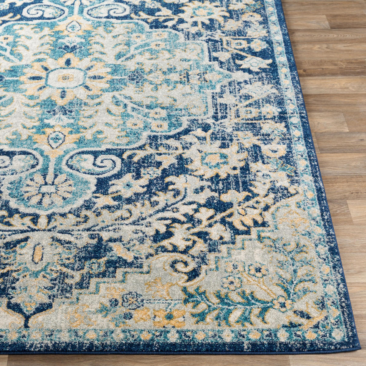 VINTAGE-TEPPICH 160/220 cm Blau - Multicolor, Textil (160/220cm) - LIVABLISS