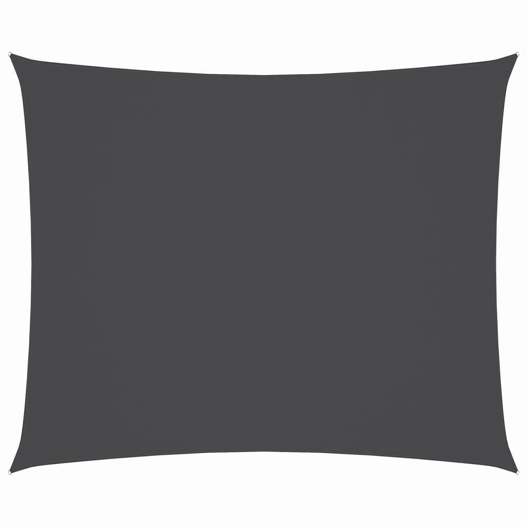 SONNENSEGEL Oxford-Gewebe Rechteckig 3x4 m Anthrazit - Anthrazit, Textil (400/300cm) - furnicato