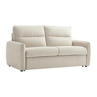3‑SITZER Schlafsofa - Express-Schlaffunktion - Stoff - Beige - ORELIS - Beige, Textil (195/101/210cm) - Vente-Unique