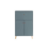 SCHREIBTISCH ausklappbar Jaguar 101,7x65,2x39 cm Blau - Blau, Holz (39/65.2/101.7cm) - PROREGAL