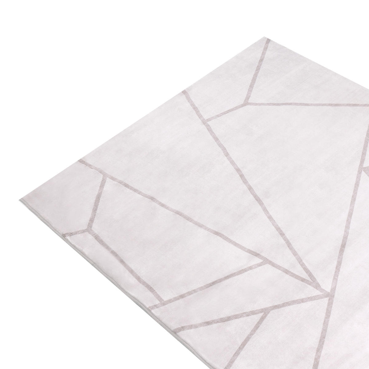 KOBEREC Světle béžový 140/200 cm Posof - béžová, textil (140/200cm) - Beliani