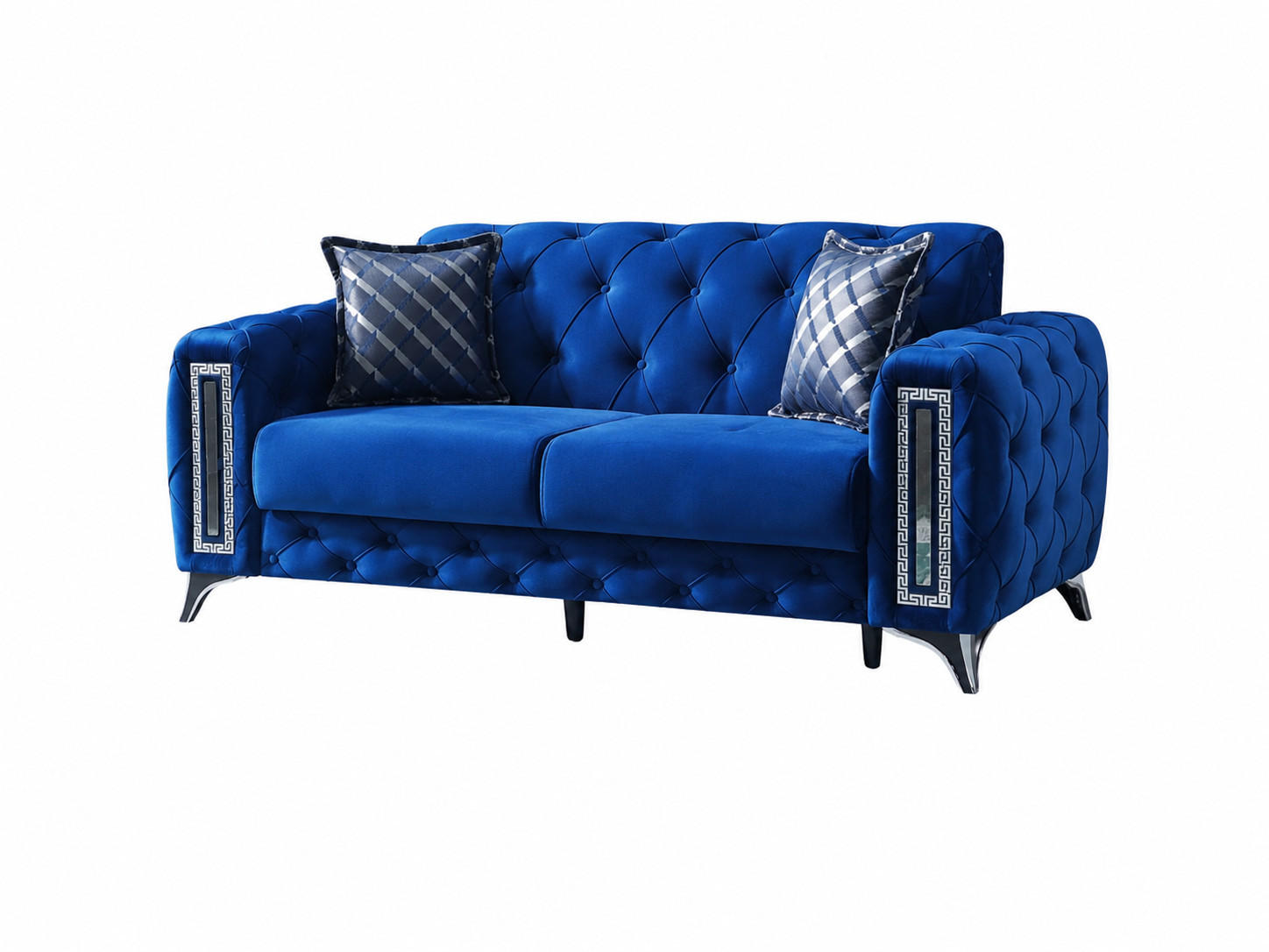 Villa Möbel 2-Sitzer Blau 160x80x100 cm
