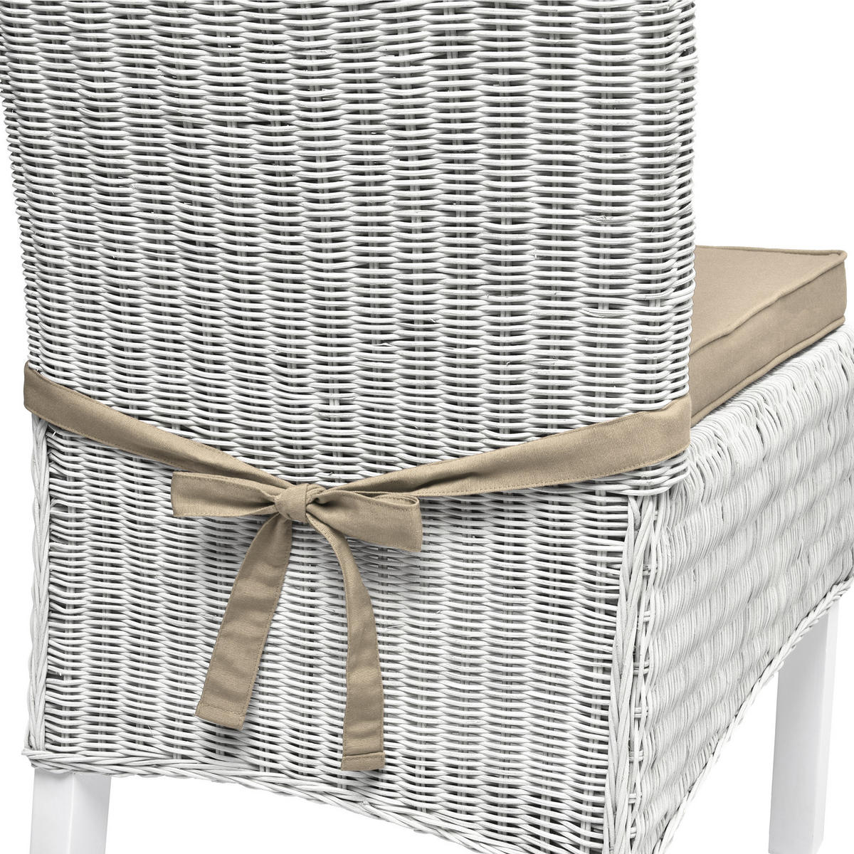 STUHLKISSEN Loft SK 45/40/5 cm Natur 4tlg - Naturfarben, Textil (40/45cm) - Beautissu 