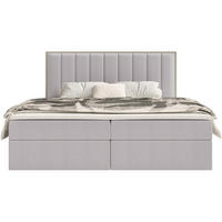 BOXBETT Togents Grau Chenille hydrophob 140x200 cm - Grau, Textil (140/200cm) - Selsey