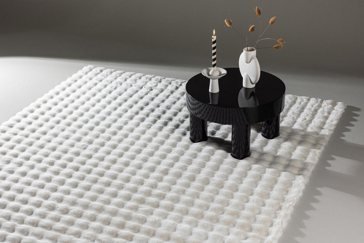 WOHNZIMMERTEPPICH NOVIS Weiß 200x290x3 cm - Weiß, Textil (200/290cm) - FURNLUX