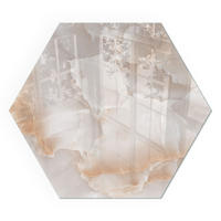 GLASPLATTE für Kamin h40 cm - Beige, Glas (40/40/0.4cm) - TULUP