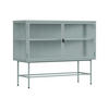 SIDEBOARD, Salbeigrün - Hellgrün/Grün, Metall (43/90/110cm) - Oviala