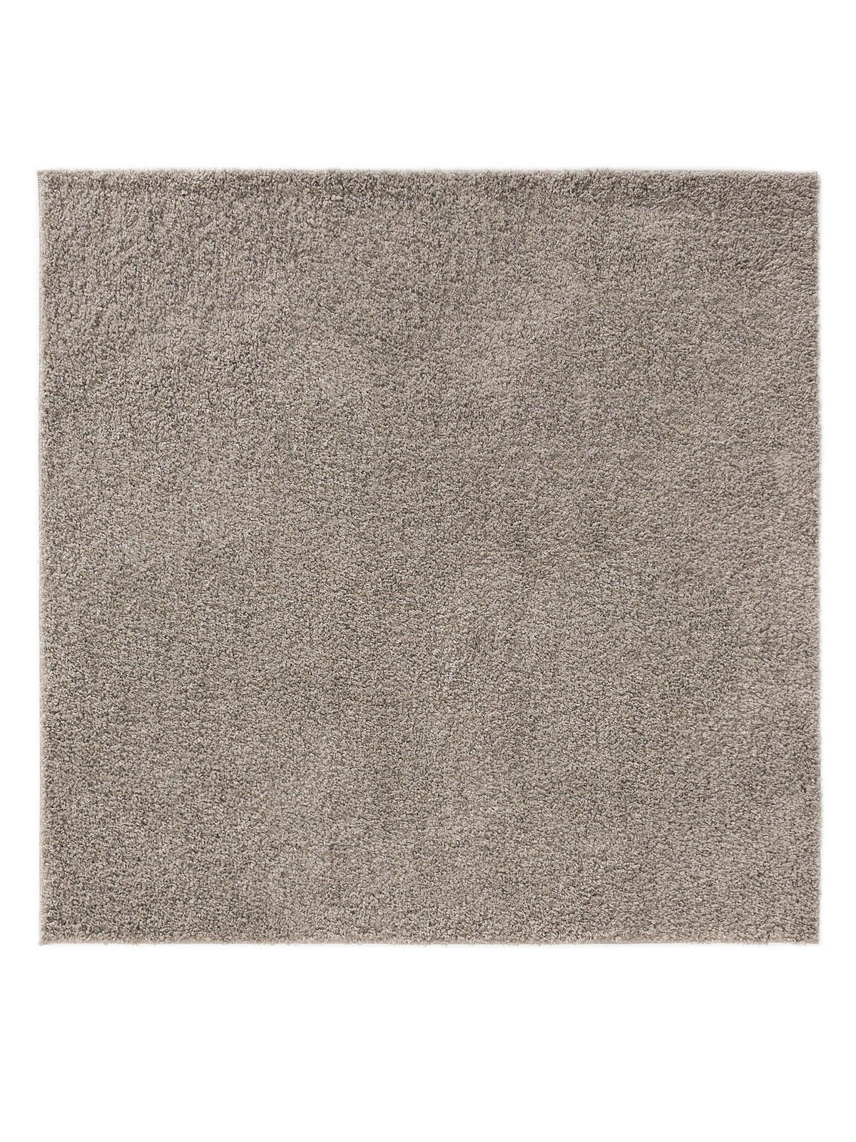 HOCHFLORTEPPICH Soho Hellgrau 160x160 cm - Hellgrau, Kunststoff (160/160cm) - benuta