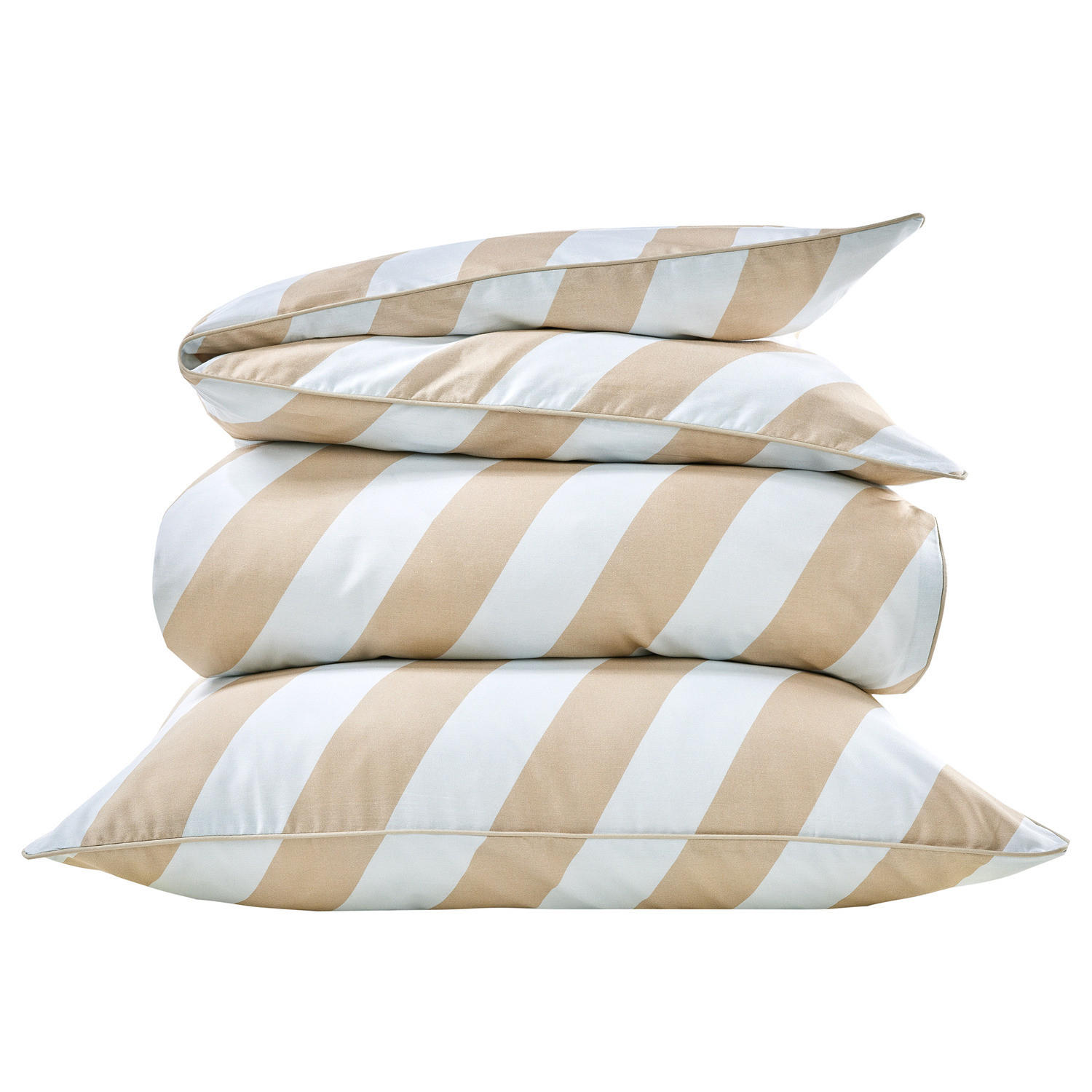 SATIN BETTWÄSCHE All Dreams aus Baumwolle 155 x 220 cm - Beige, Textil (155/220cm) - Butlers