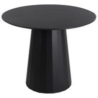 JÍDELNÍ STŮL Černý 100/100 cm Kov Plato - černá, kov (100/100/75cm) - Beliani
