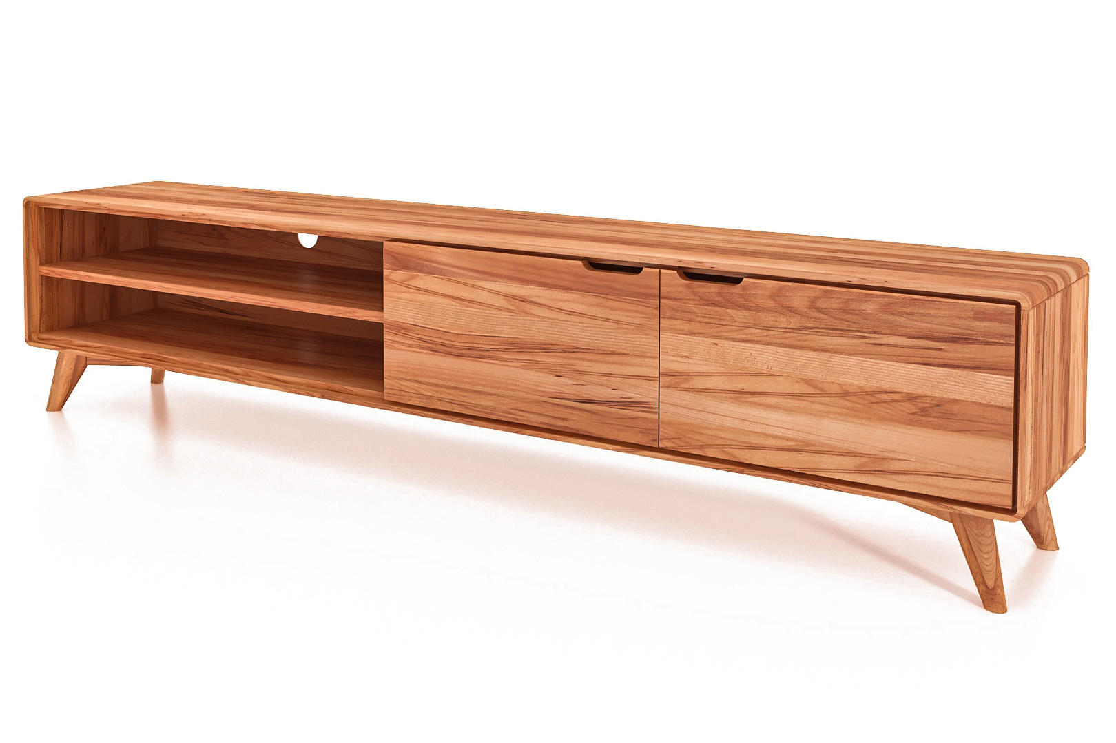 GREG HIFI-SCHRANK Kernbuche - Kernbuche, Holz (220/48/40cm) - byoak