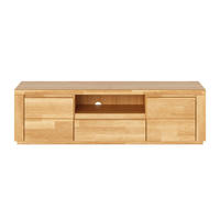 LOWBOARD Viborg - Braun, Holz (37/47/160cm) - kiki design