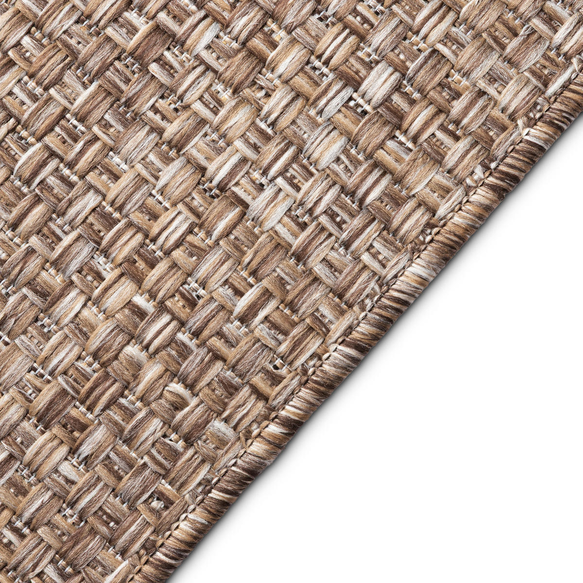 TEPPICH VERANO BRAUN 60/200 cm - Braun, Textil (60/200cm) - Tapiso