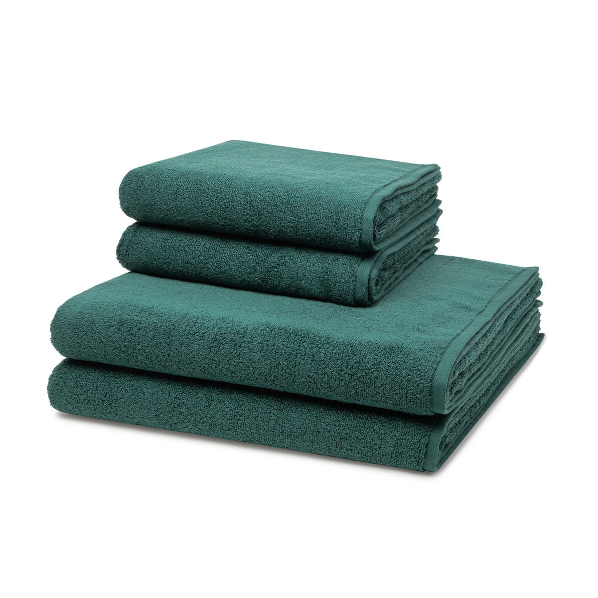 FROTTIERSET Sensual Skin 4-teilig - Grün, Textil (50/100cm) - Ross