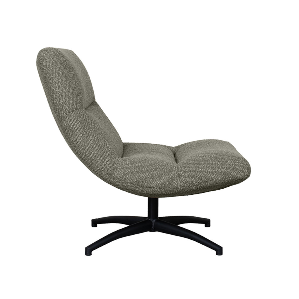 SESSEL Calix Grau 93/77/88 cm - Grau, Textil (77/88/93cm) - LABEL51