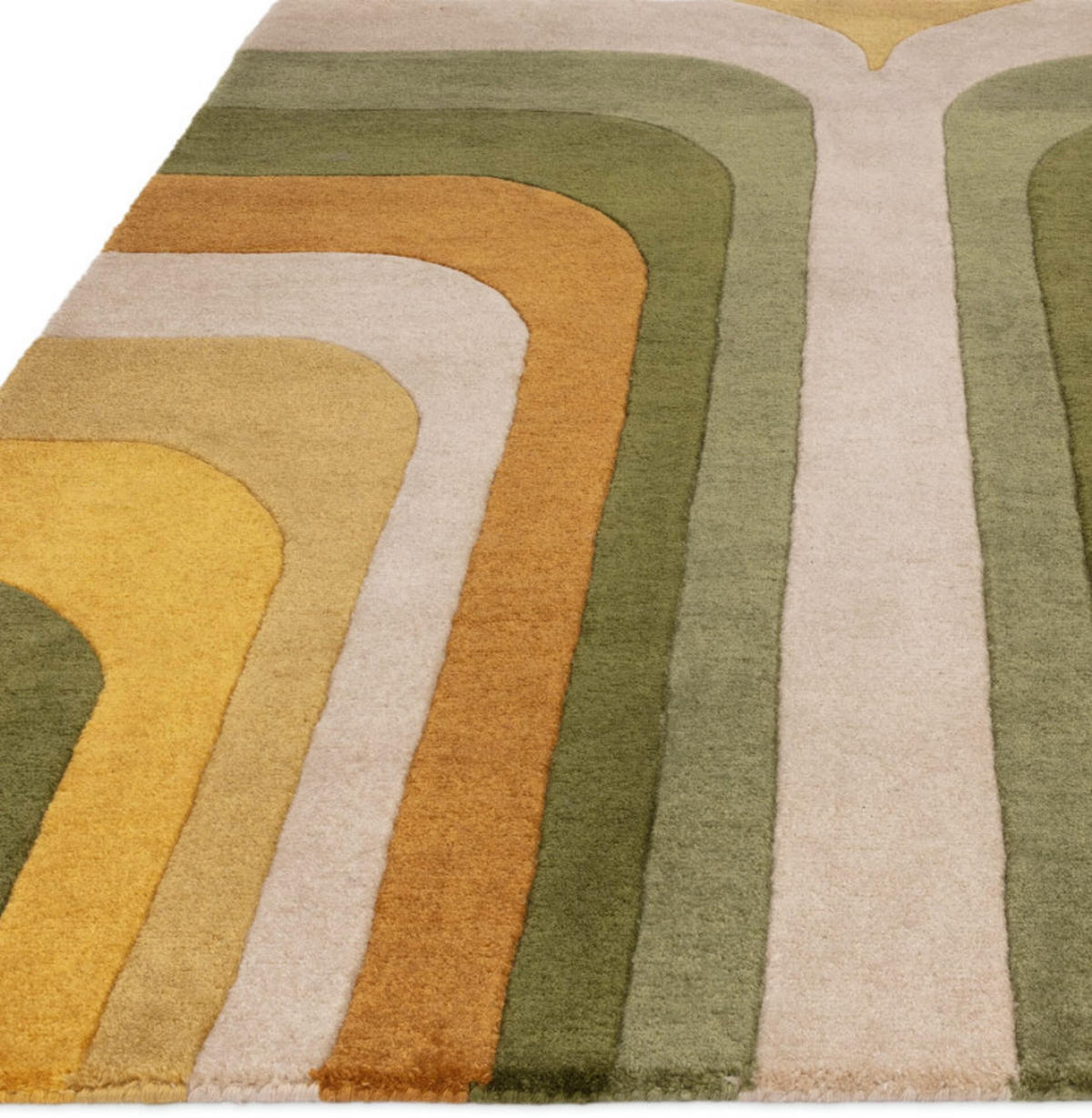 TEPPICH modern Wohn-/Schlafzimmer Naturfaser DORO Grün 60x90 cm - Grün, Naturmaterialien (60/90cm) - Novatrend