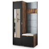 GARDEROBENSCHRANK VIRA 95/181/51 cm Modern Eichefarben - Eichefarben/Schwarz, Holzwerkstoff (95/181/51cm) - MASSENO