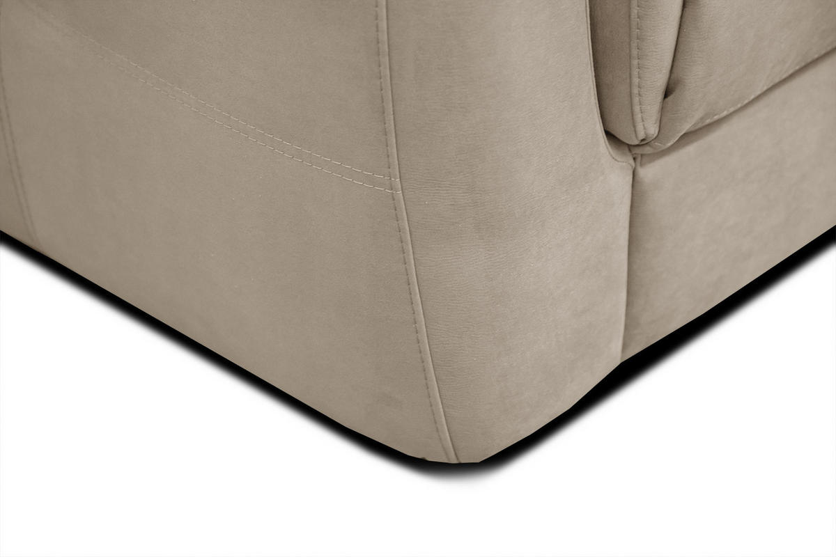 SOFA JONES 2-Sitzer, creme - Creme, Holzwerkstoff/Textil (166/102/99cm) - Courtois Laville