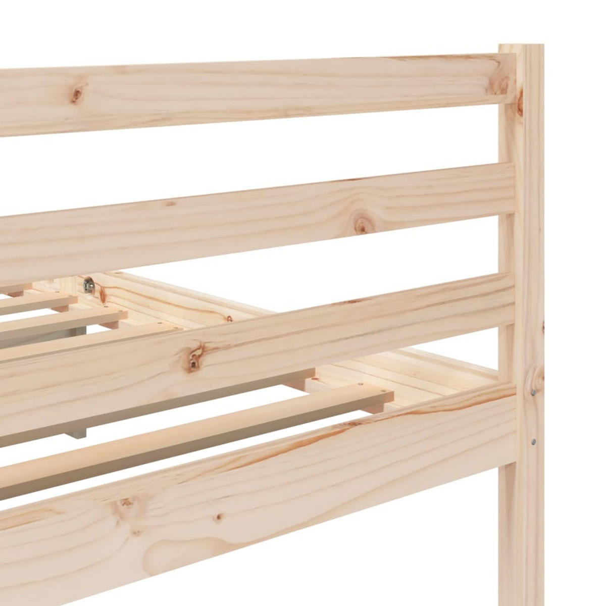 BETT Kernen 146/205.5 cm - Braun, Holz (140/200cm) - Nettlife