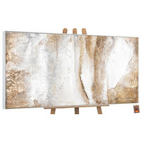 GEMÄLDE Ästhetik Schattenfugenrahmen Weiß 140x70 cm - Weiß, Holz (140/70cm) - YS-art gallery