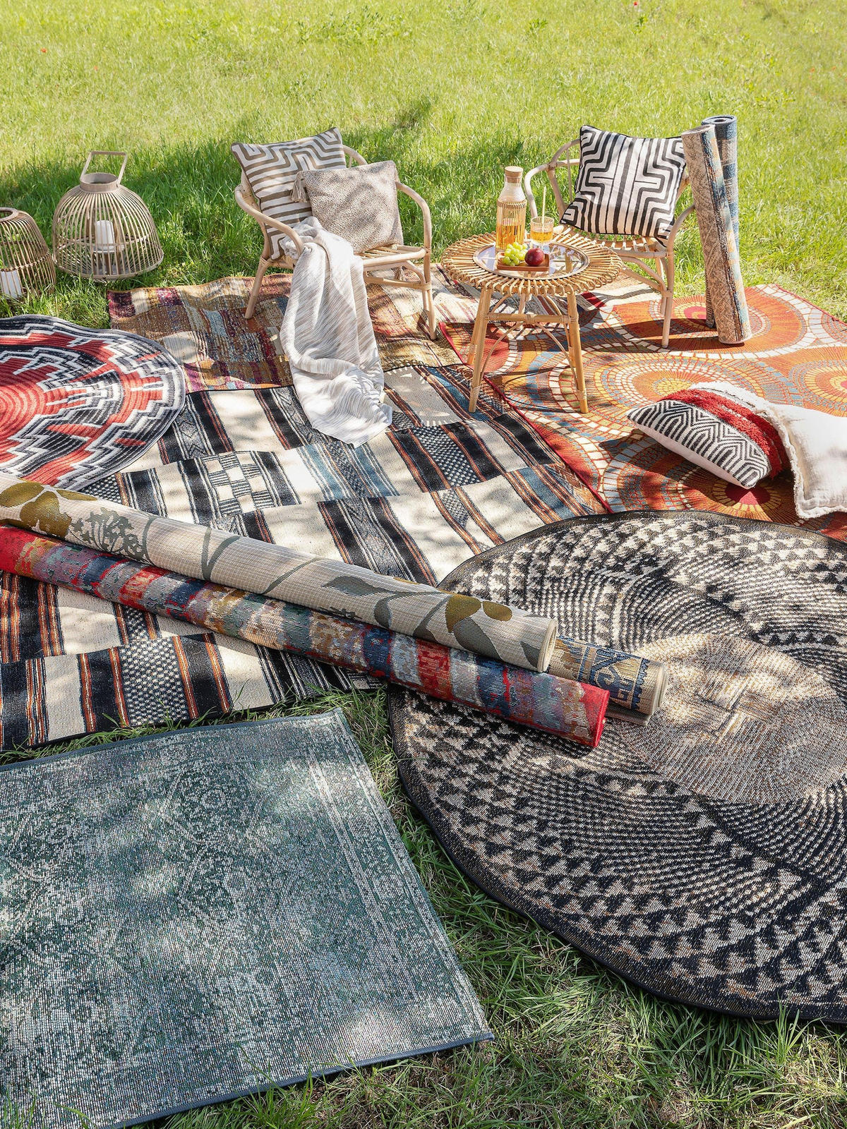 OUTDOORTEPPICH Artis Orange 120x180 cm - Orange, Textil (120/180cm) - benuta Nest