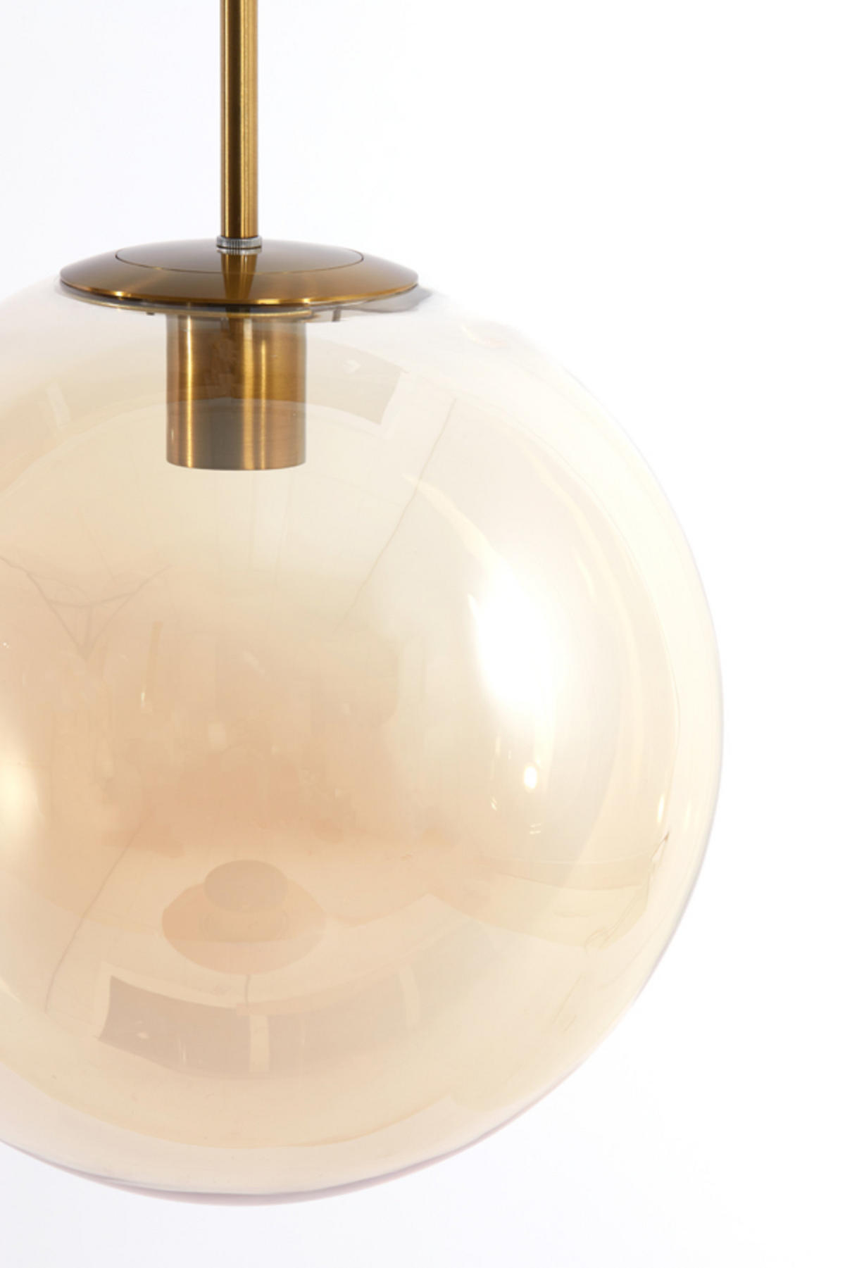 HÄNGELAMPE Medina Orange 120/30/30 cm - Orange, Glas (120/30/30cm) - Light & Living