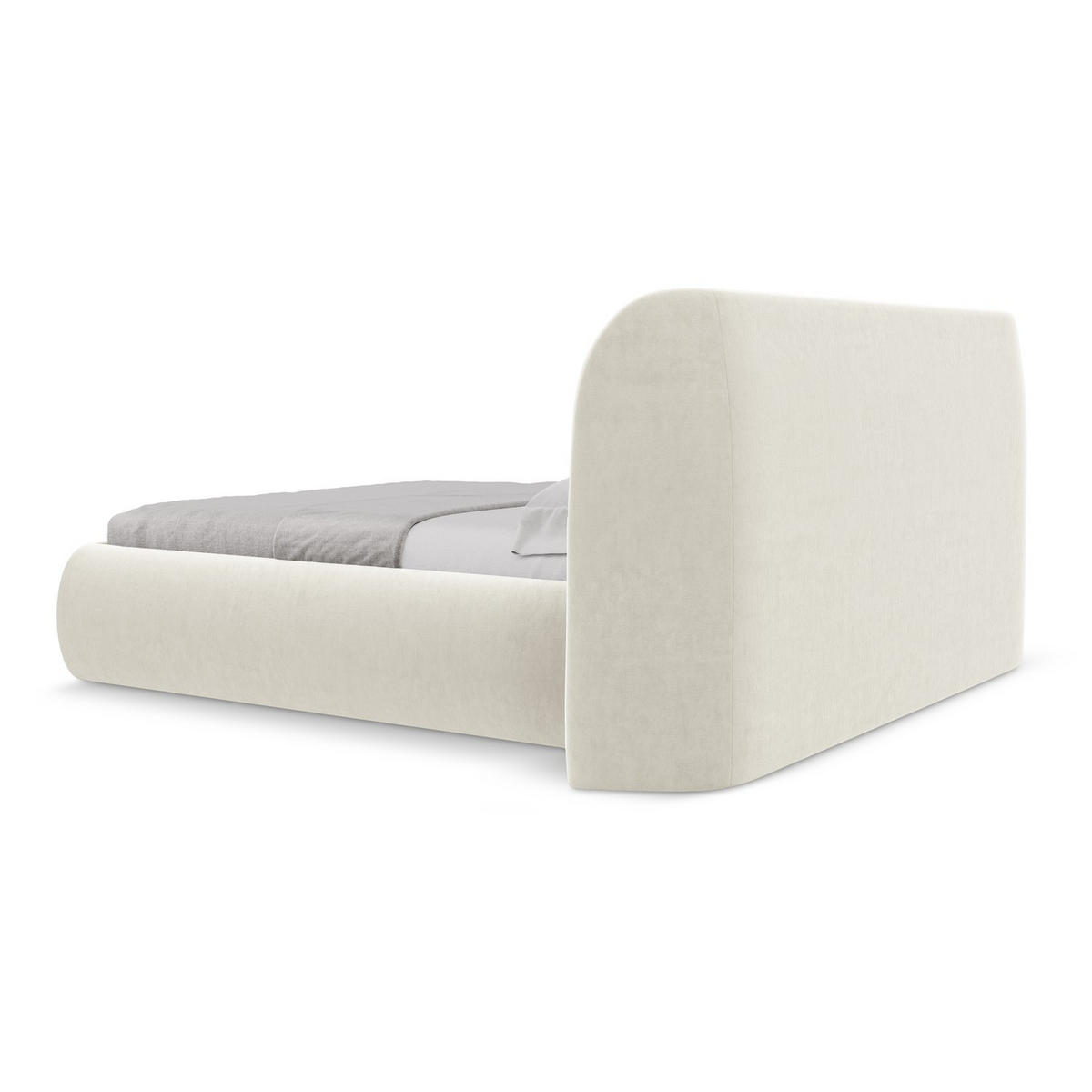 POLSTERBETT mit Bettkasten und Lattenrost 190x215 Beige - Beige/Creme, Kunststoff/Textil (140/200cm) - Makamii