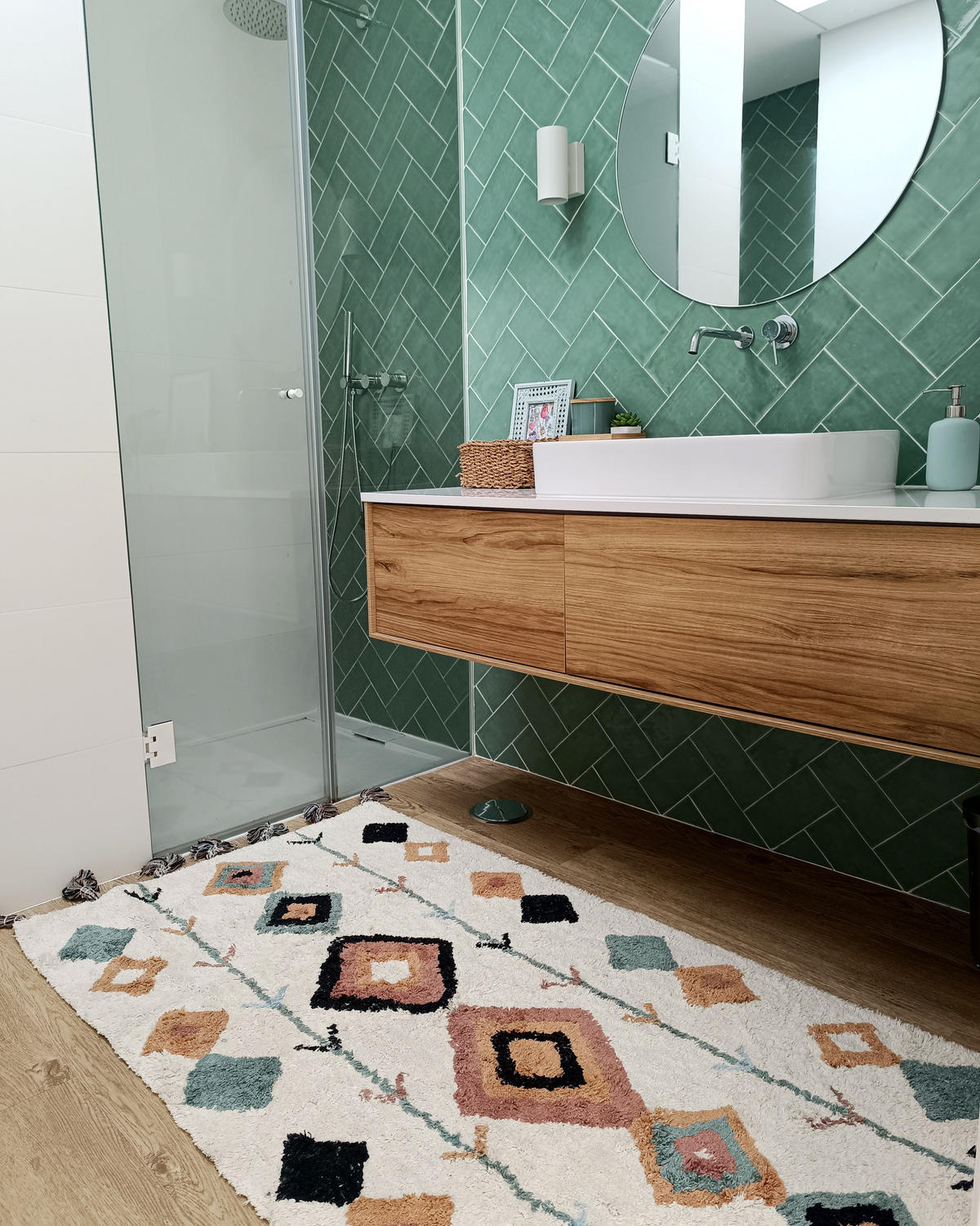 KURZFLOR-TEPPICH Eskisehir 150/80 cm - Multicolor, Textil (80/150cm) - Beliani