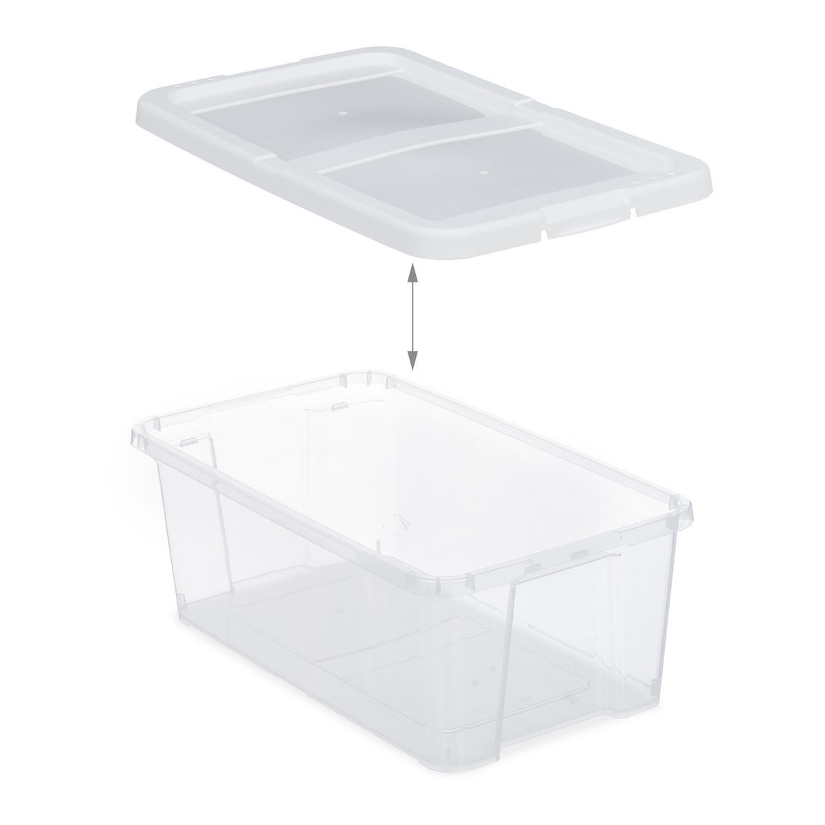 PLASTOVÉ boxy na topánky - viacfarebná, plast (20/12.5/34.5cm) - Relaxdays