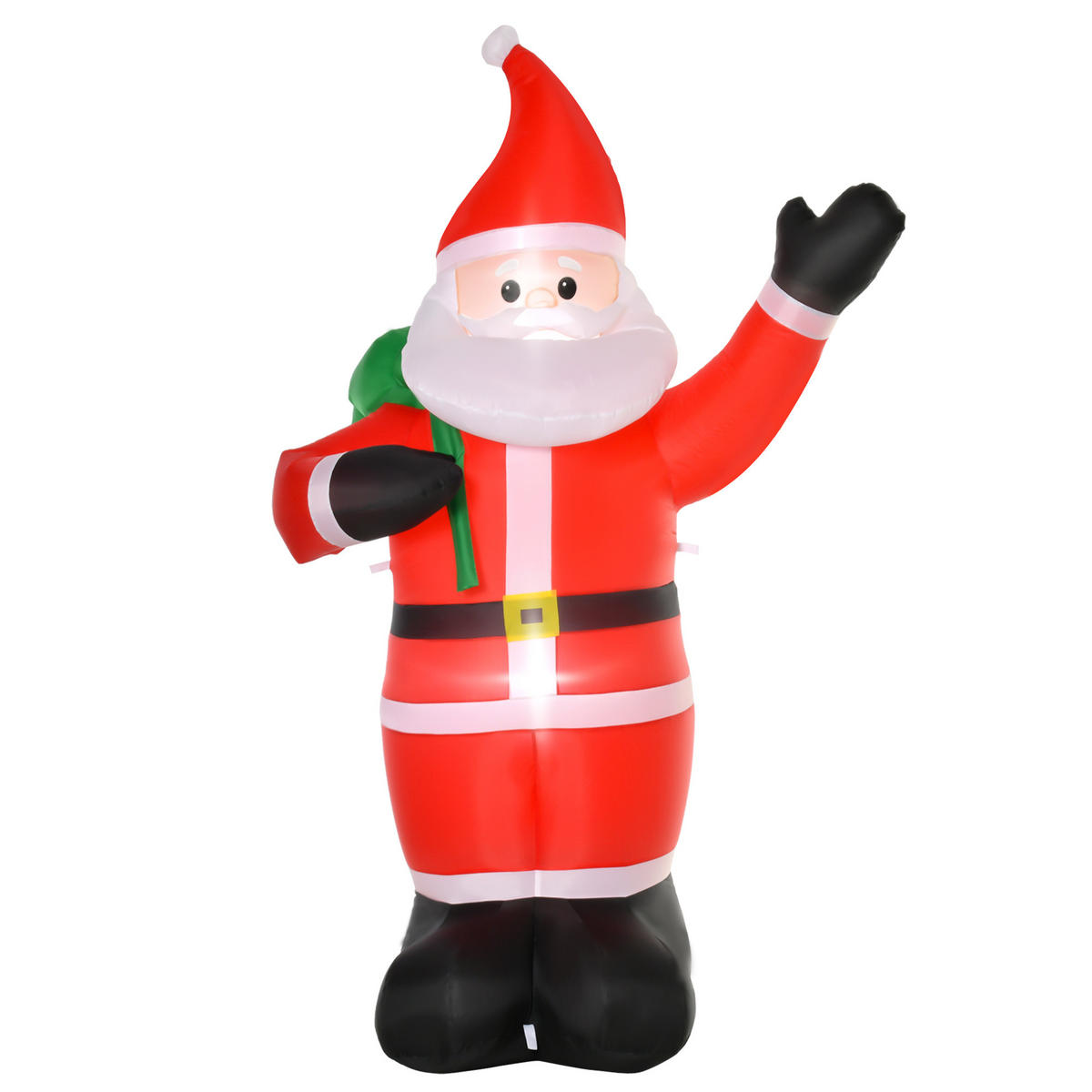 WEIHNACHTSMANN Rot 140.0/100.0/240.0cm - Rot, Textil (100/240/140cm)