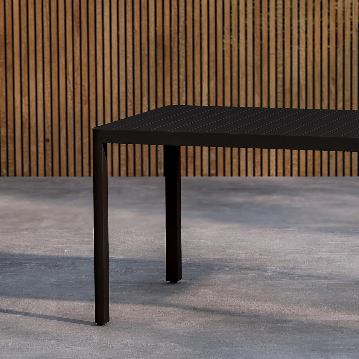 GARTENTISCH - Schwarz, Metall (150/85/72cm) - home24