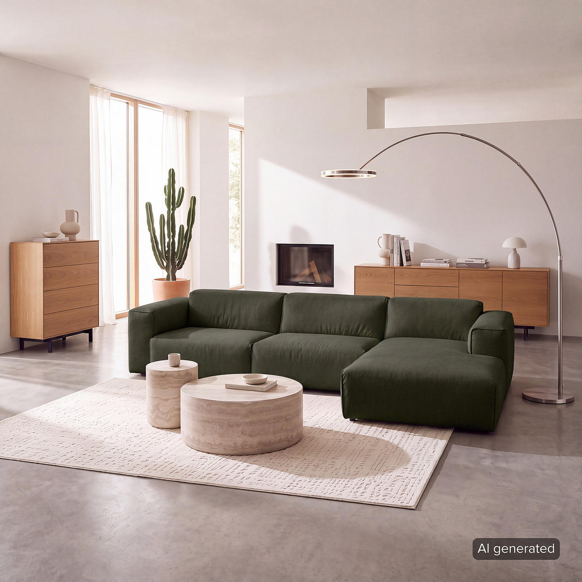 3-SITZER ECKSOFA mit Longchair - Schwarz/Grau, Kunststoff/Textil (317/173cm) - home24