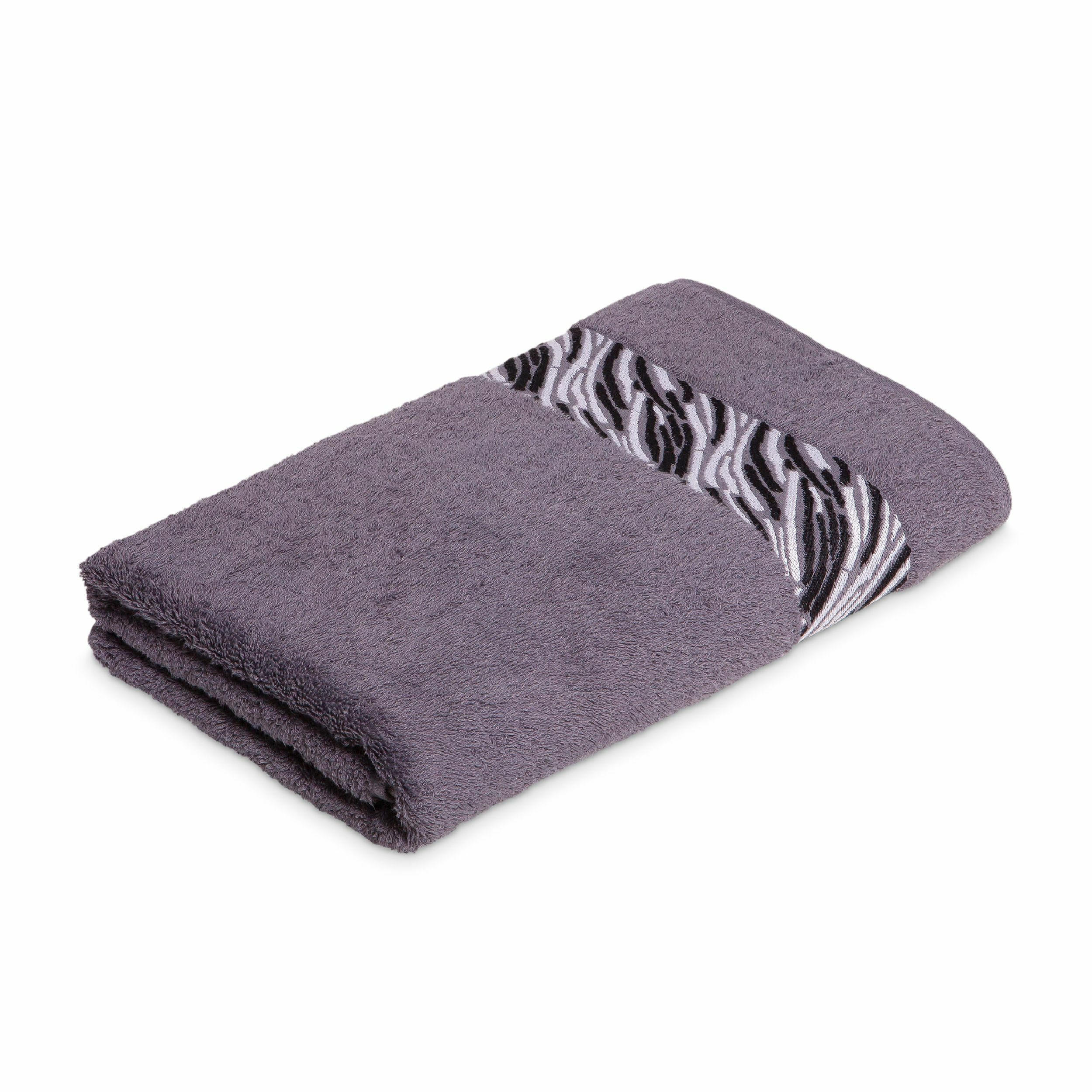 HANDTUCH SHADOW - Grau, Textil (50/100cm) - Möve for Frottana