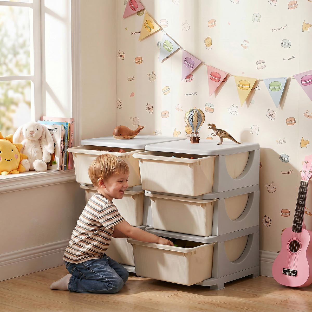 BABYREGAL Creme 37.0/75.0/56.5 cm - Creme, Kunststoff (75/56.5/37cm)